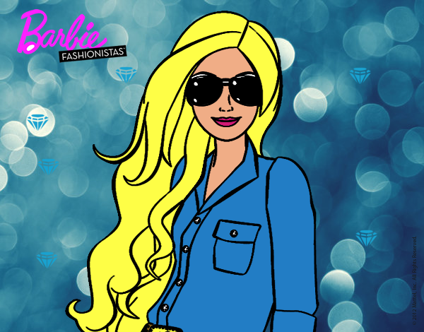 Barbie con gafas de sol