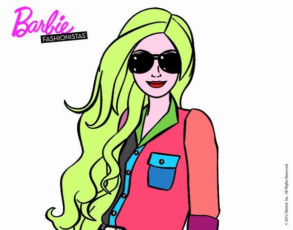 Barbie con gafas de sol