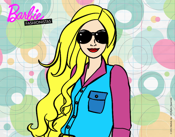 Barbie con gafas de sol