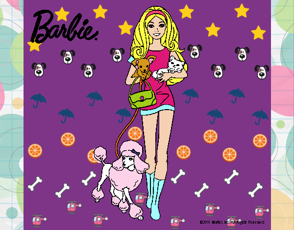 barbie con sus mascotas te gusta