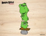 Cerdos verdes de Angry Birds