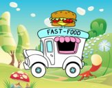 Food truck de hamburguesas