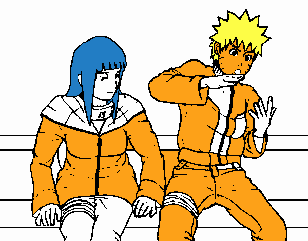 Hinata y Naruto