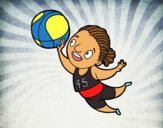 Jugadora de voleibol