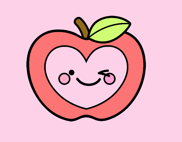 Manzana corazón