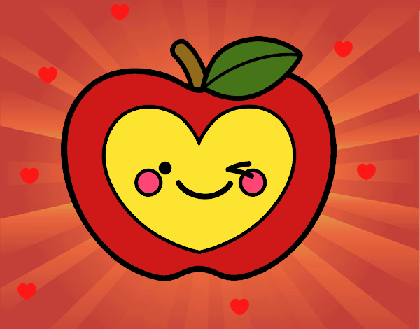  Manzana  de  corazon