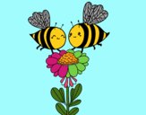 Pareja de abejas