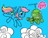 Rainbow Dash y la tortuga tanque