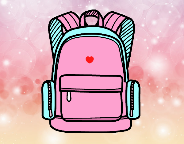 Una mochila escolar