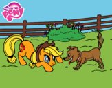 Applejack y Winona