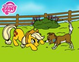 Applejack y Winona