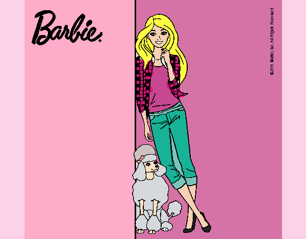 BARBIE Y SU MASCOTA