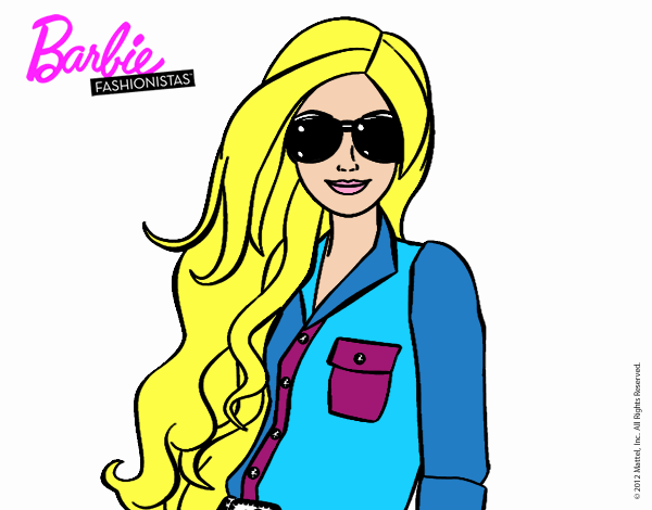 Barbie con gafas de sol