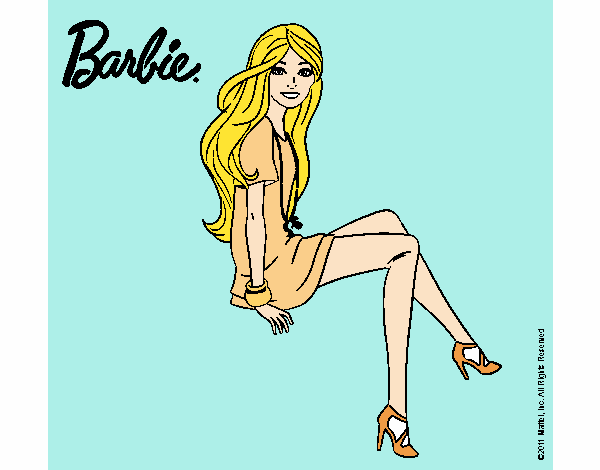 Barbie sentada