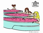 Barbie y sus amigas en el jacuzzi