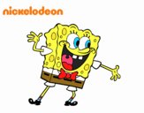 Bob Esponja saludando