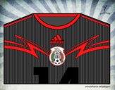 Camiseta del mundial de fútbol 2014 de México