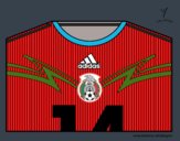 Camiseta del mundial de fútbol 2014 de México