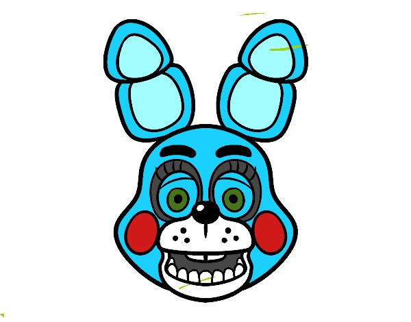 Cara de Toy Bonnie de Five Nights at Freddy's