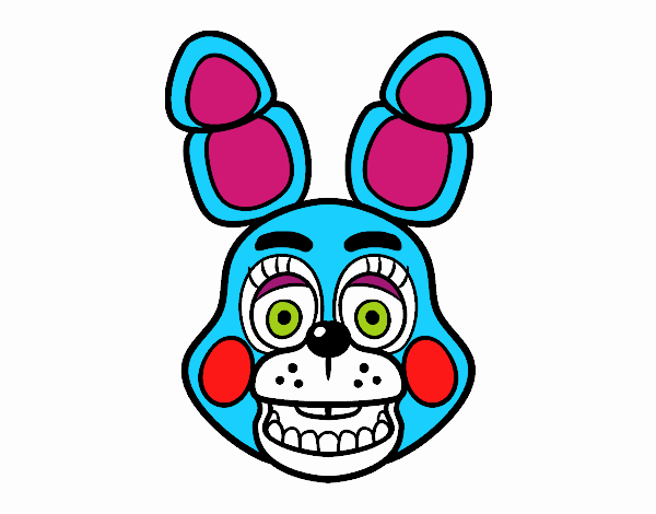 Cara de Toy Bonnie de Five Nights at Freddy's