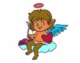 Cupido en una nube