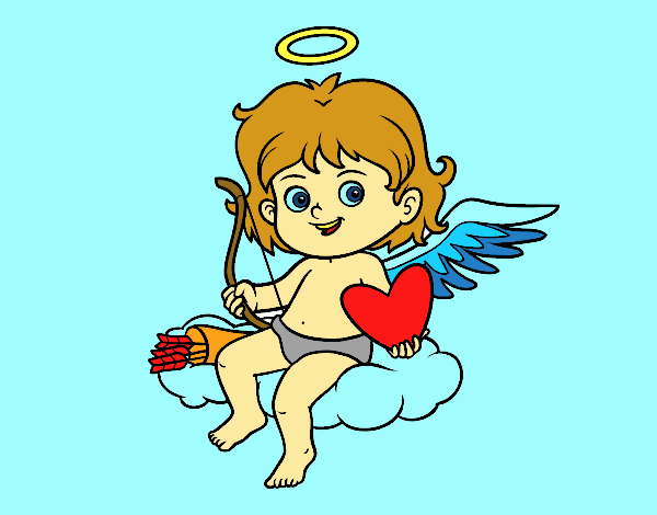 Cupido en una nube