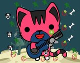 Gato guitarrista