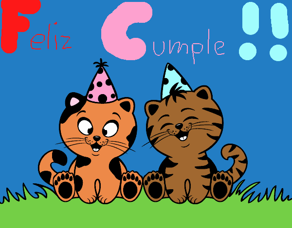 Gatitos de Cumpleaños