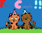 Gatos de cumpleaños