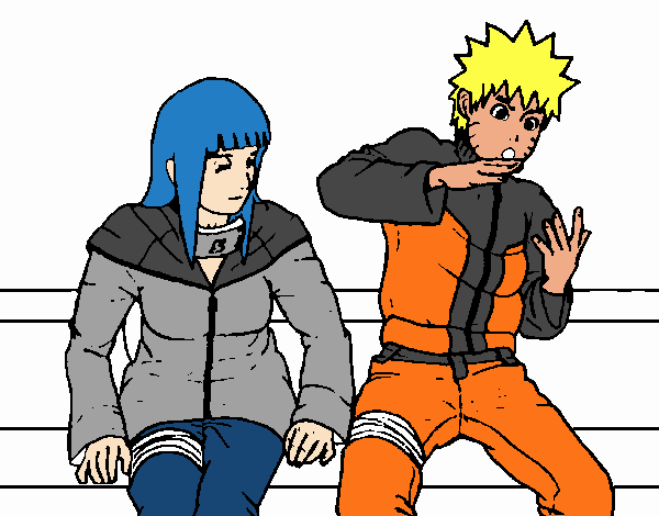 Hinata y Naruto