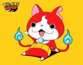 Jibanyan saludando