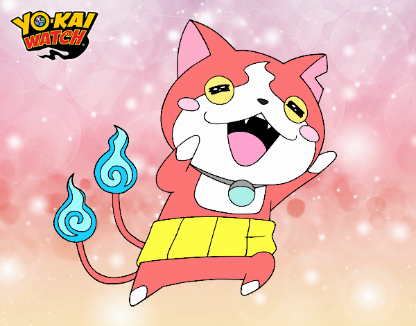 Jibanyan super feliz