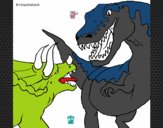 Lucha de dinosaurios