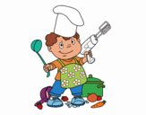 Niño cocinero