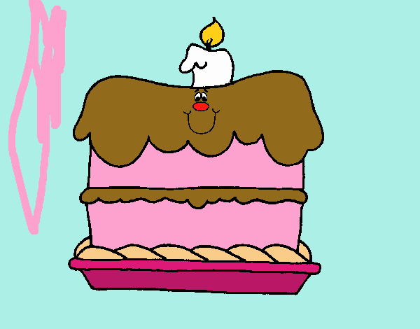 Pastel de cumpleaños