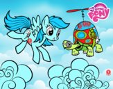 Rainbow Dash y la tortuga tanque