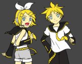 Rin y Len Kagamine Vocaloid