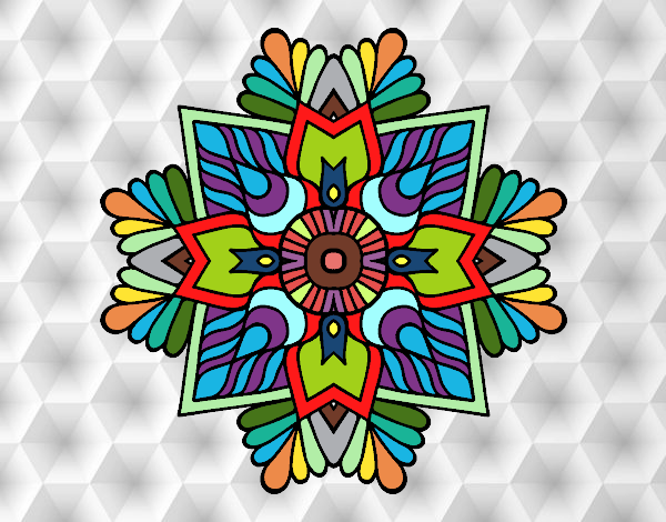 Un mandala mosaico