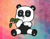 Un oso panda