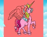 Unicornio con alas