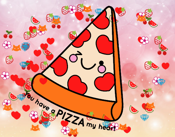 soyyyy uña pizza kawaii >:D