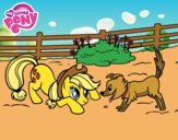 Applejack y Winona