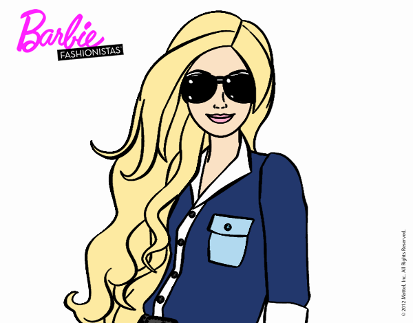 Barbie con gafas de sol