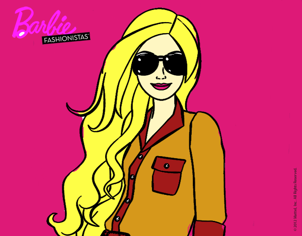 Barbie con gafas de sol