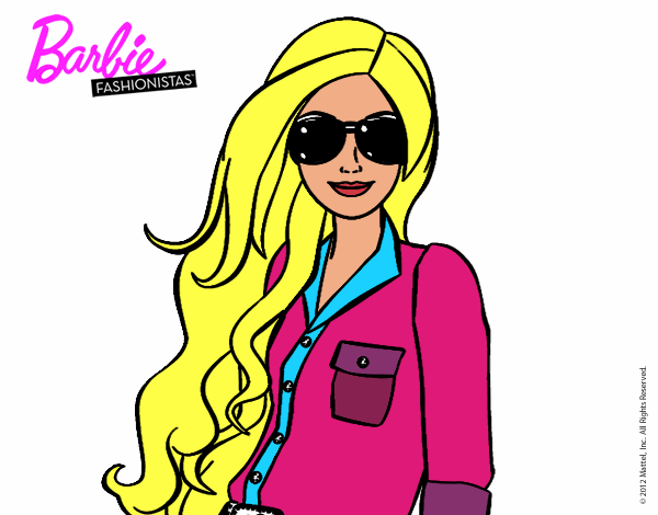 Barbie con gafas de sol