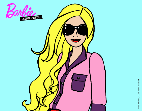 Barbie con gafas de sol