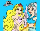 Barbie se despiede de la reina sirena