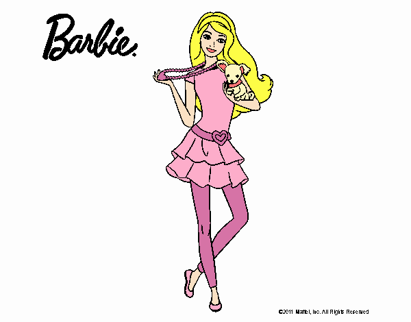 Barbie y su mascota