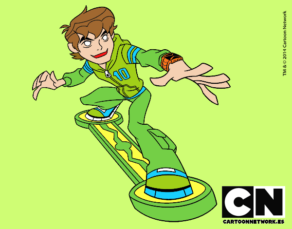 Ben 10 skateboard