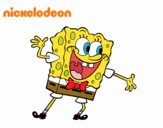 Bob Esponja saludando